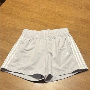 Adidas Women's Light Gray Athletic Shorts